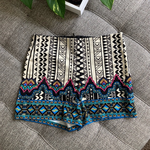 Altar'd State Pants - Altar’d State High Waist Geometric Shorts